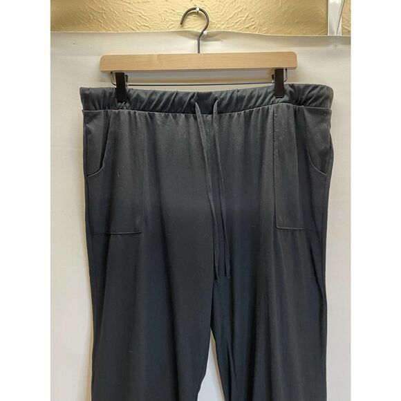 Lucky Brand Soft Black Sweatpants With Pockets Women's Size XL - Picture 3 of 5